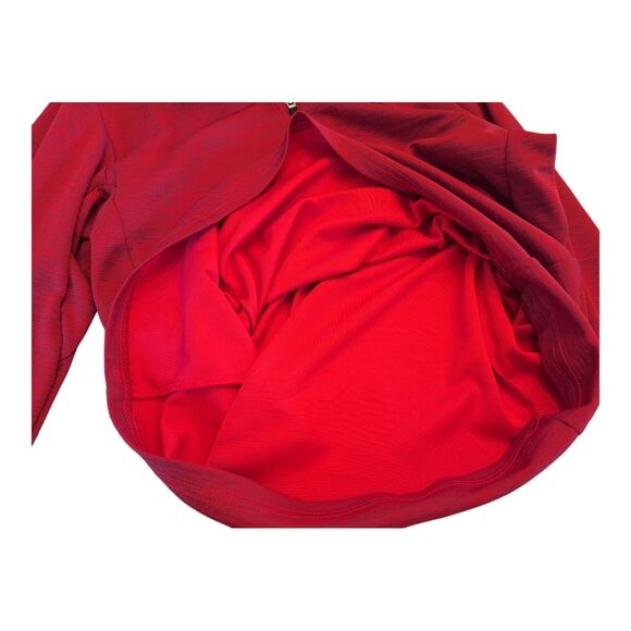 Russell Athletic Dri-Power Lightweight 1/4 Zip Men's Heathered Pullover Maroon M - Picture 9 of 9